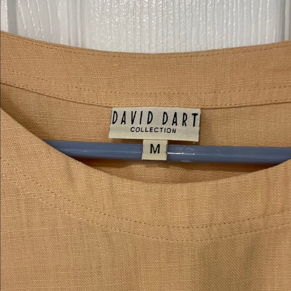 David Dart Collection Yellow Short Sleeve Top - Picture 2 of 12